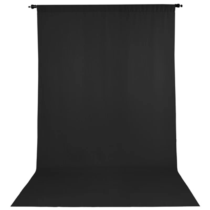 Toile de Fond Résistante aux Plis 10 x 20pi (Noir)