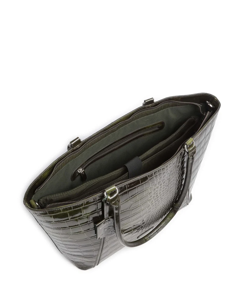 Burkely Cool Colbie Cabas olive patent
