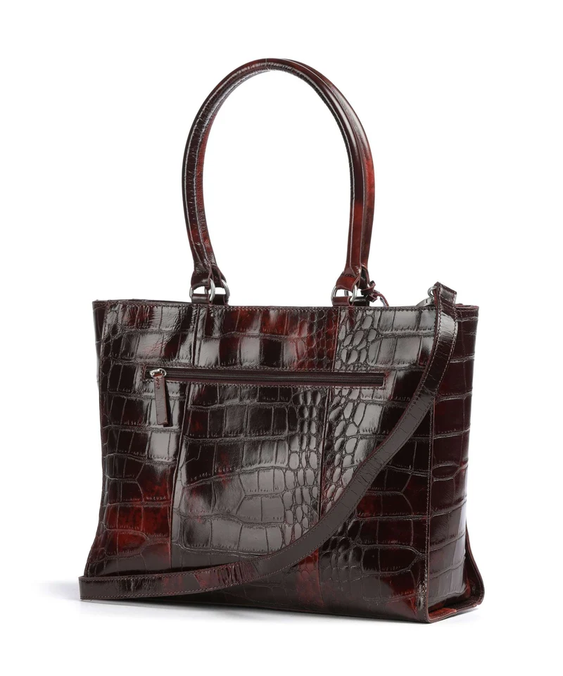 Burkely Cool Colbie Cabas burgundy patent