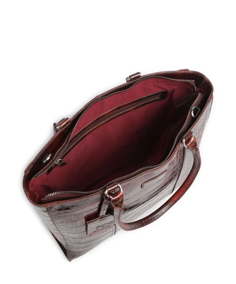 Burkely Cool Colbie Cabas burgundy patent