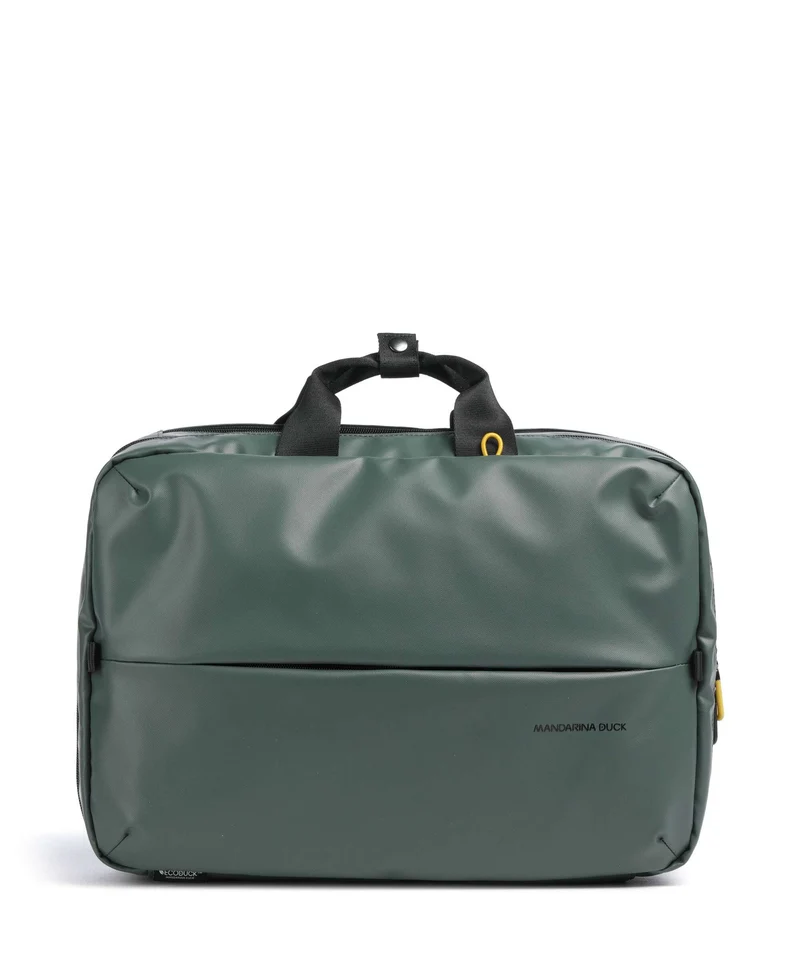 Mandarina Duck Coated Sac à main porté dos deep green