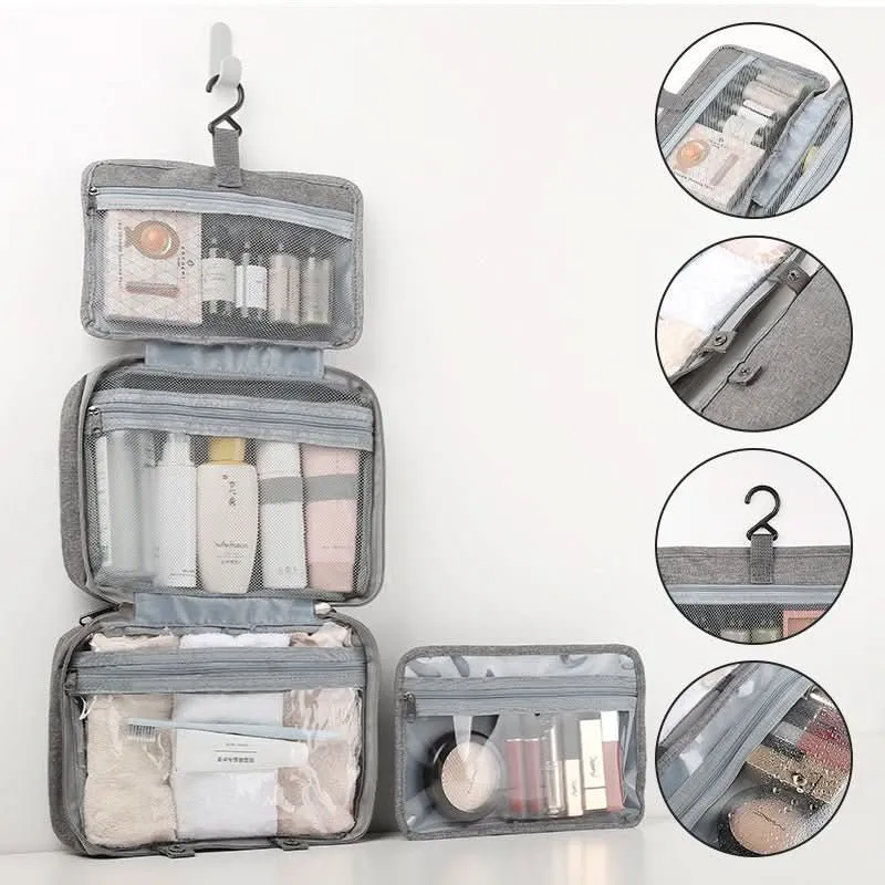 Organisateur Maquillage Compact | 4 Compartiments Rotatifs