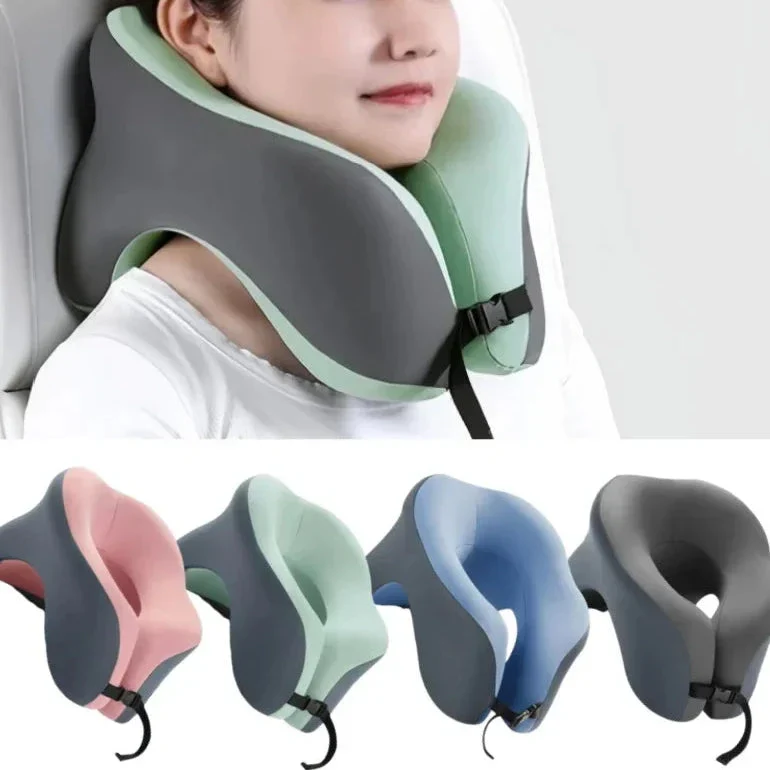 Oreiller de Voyage Mémoire de Forme | Soutien Ergonomique Adaptable