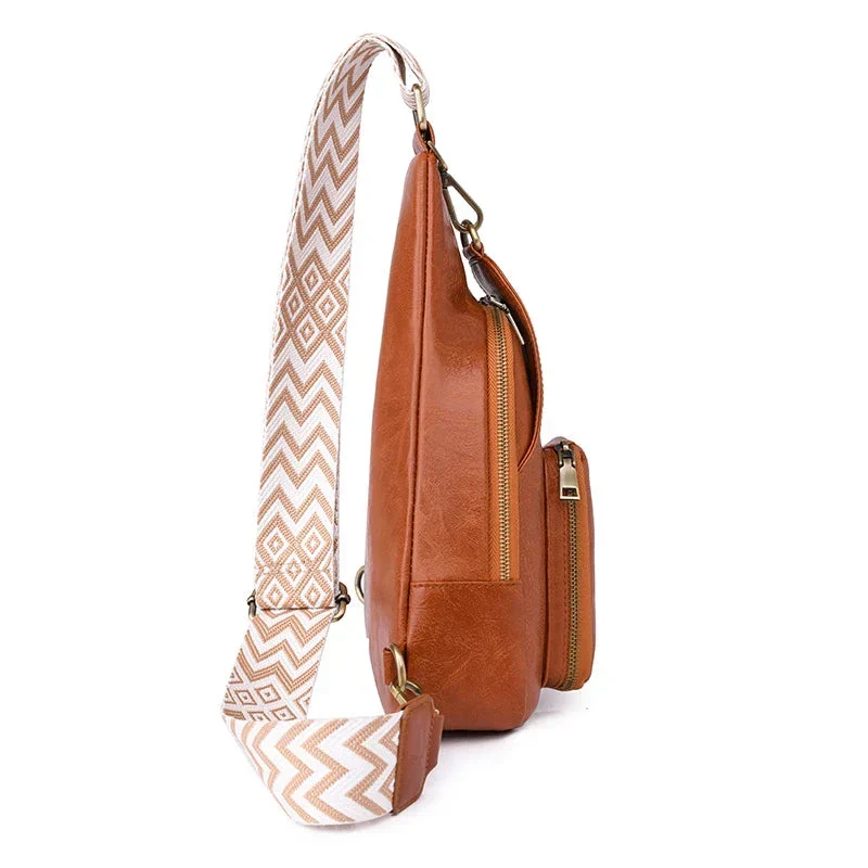 Sac de Poitrine Femme Tendance | Bandoulière Ajustable Pratique