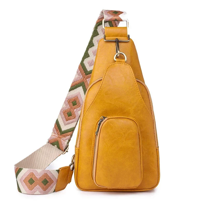Sac de Poitrine Femme Tendance | Bandoulière Ajustable Pratique