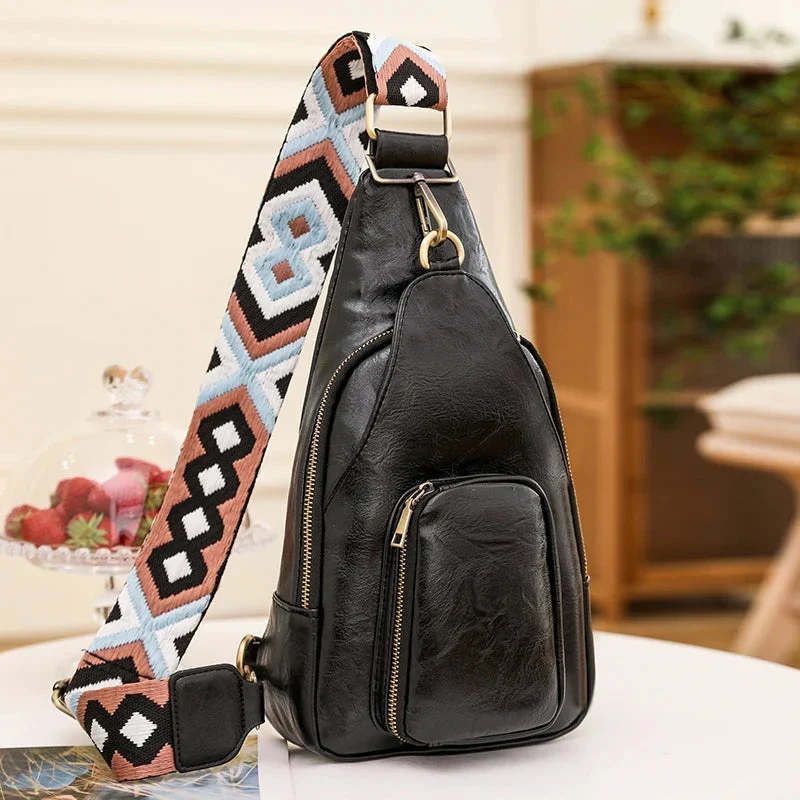 Sac de Poitrine Femme Tendance | Bandoulière Ajustable Pratique