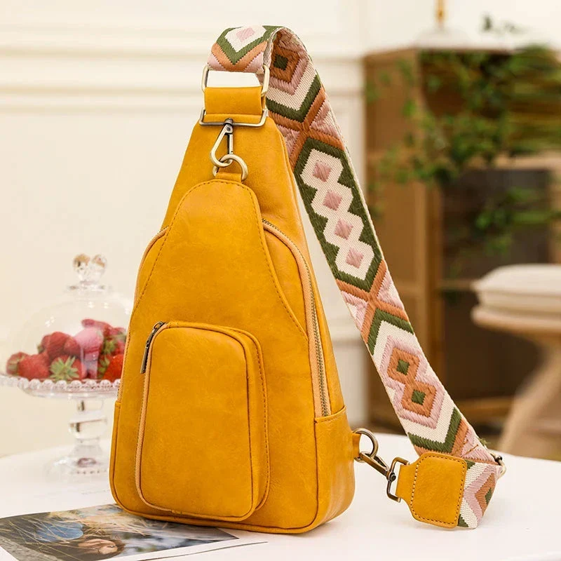 Sac de Poitrine Femme Tendance | Bandoulière Ajustable Pratique