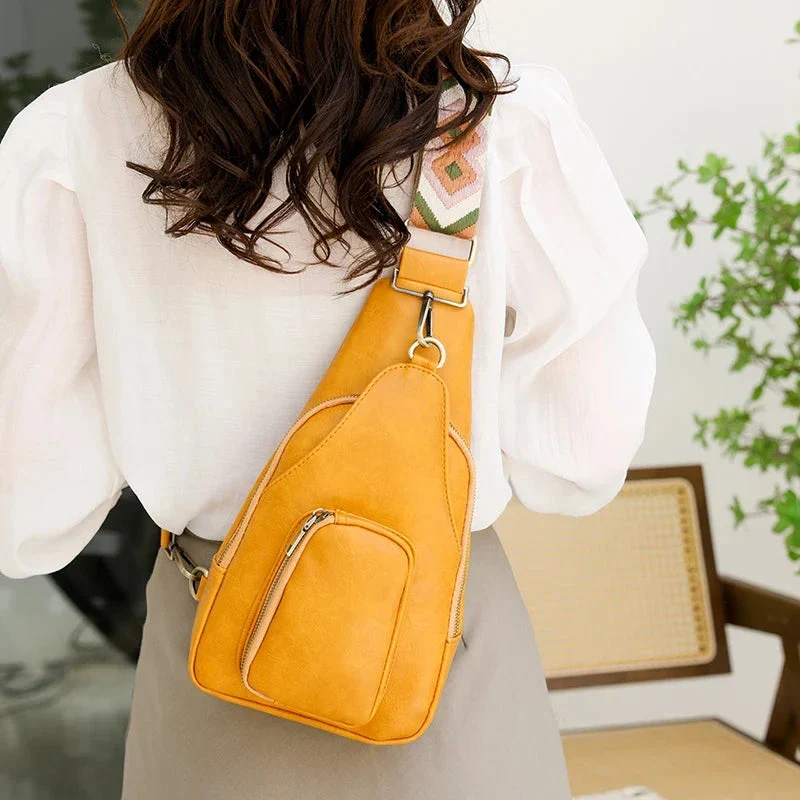 Sac de Poitrine Femme Tendance | Bandoulière Ajustable Pratique