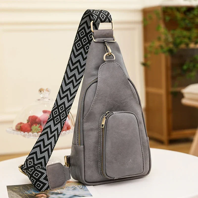 Sac de Poitrine Femme Tendance | Bandoulière Ajustable Pratique