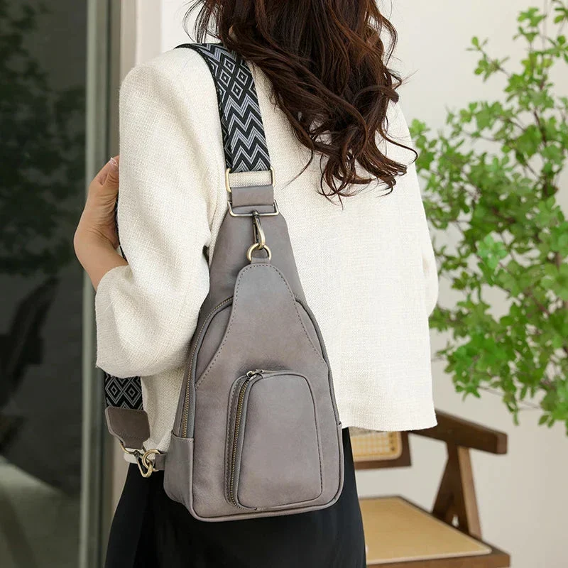 Sac de Poitrine Femme Tendance | Bandoulière Ajustable Pratique