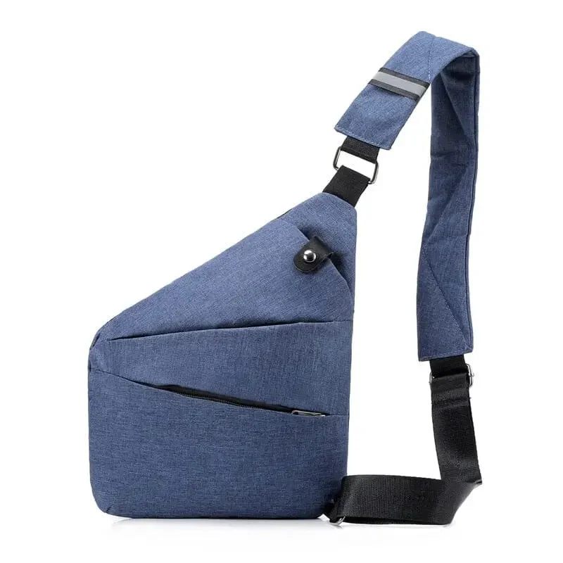Sac de Poitrine Antivol Homme | Nylon Léger et Sécurisé