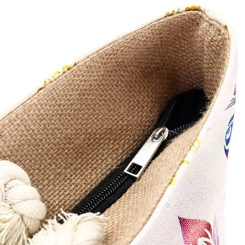 Sac de Plage Femme Bohème | Motif Ananas Coton