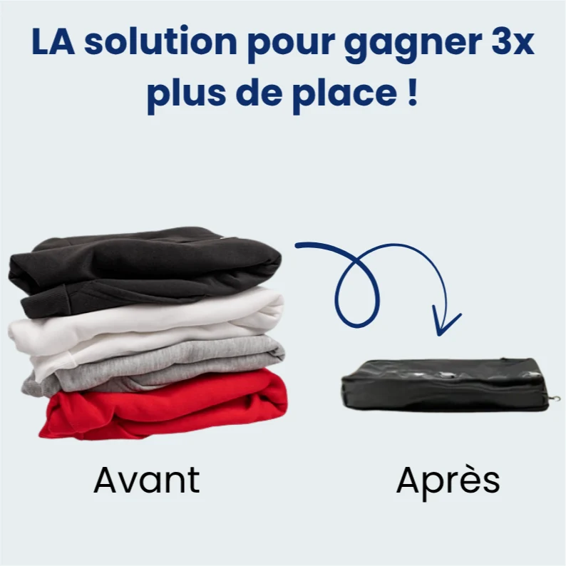 Sac de Compression Voyage | Gain d'espace Instantané