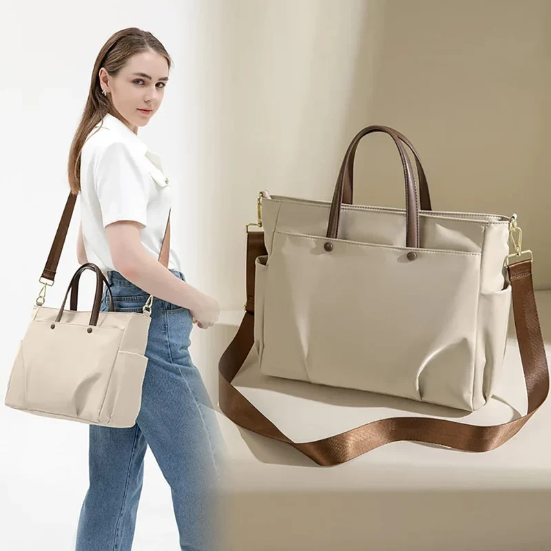 Sac Cabas Ordinateur Femme Chic | Multi-Compartiments Imperméables
