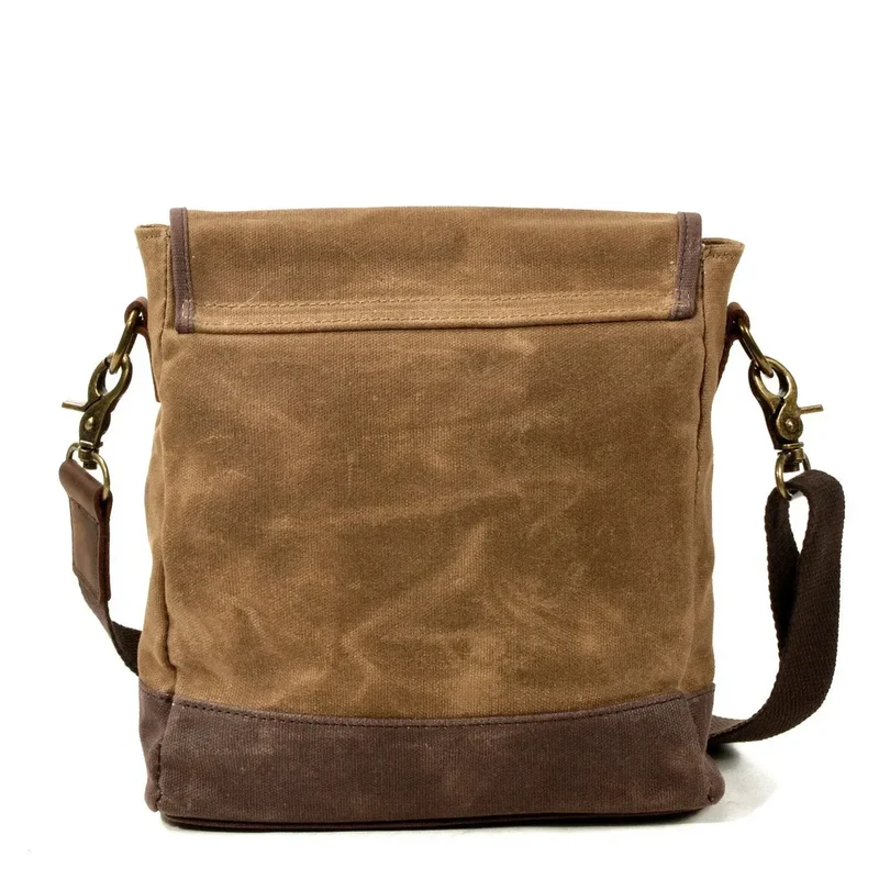 Sac Bandoulière Vintage Homme | Toile Canvas Durable