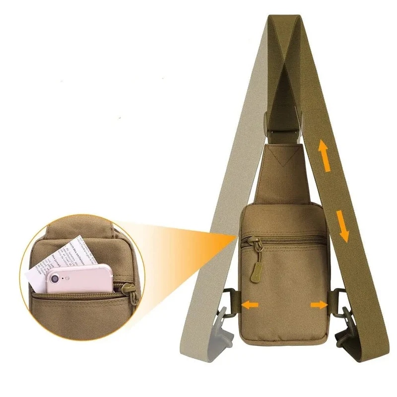 Sac Bandoulière Militaire Homme | Nylon Léger Ajustable
