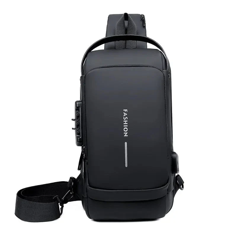 Sac Bandoulière Antivol Sécurisé | Serrure à Code Usb