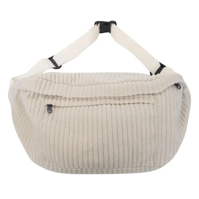 Sac Banane Homme Velours Côtelé | Style Rétro Pratique