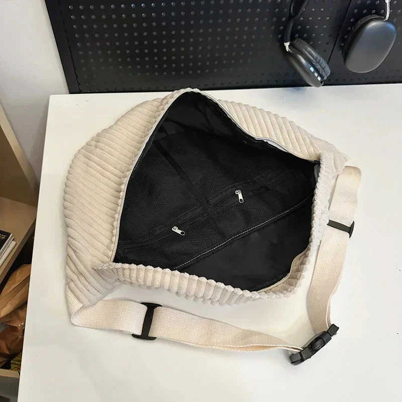 Sac Banane Homme Velours Côtelé | Style Rétro Pratique