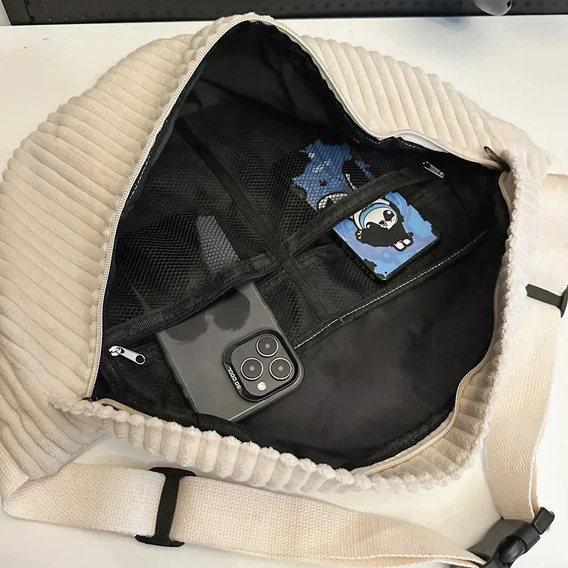 Sac Banane Homme Velours Côtelé | Style Rétro Pratique