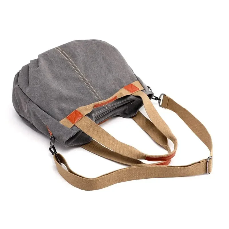 Sac à Main Voyage Vintage | Toile Canvas Pratique