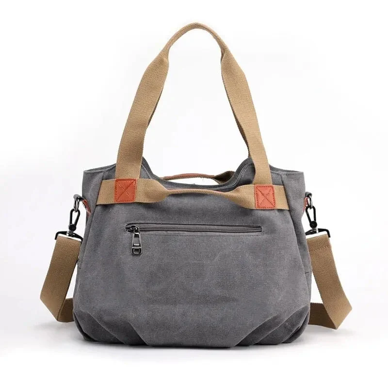 Sac à Main Voyage Vintage | Toile Canvas Pratique