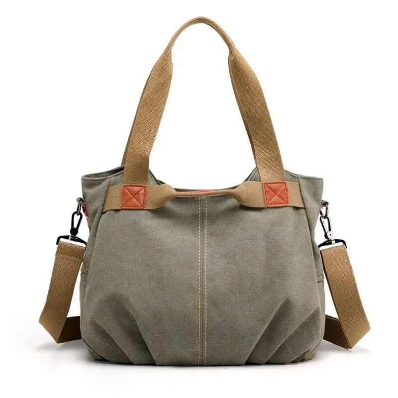 Sac à Main Voyage Vintage | Toile Canvas Pratique