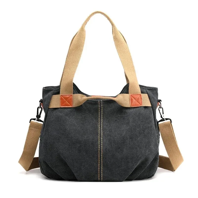 Sac à Main Voyage Vintage | Toile Canvas Pratique