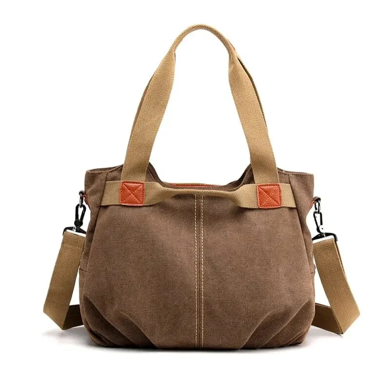 Sac à Main Voyage Vintage | Toile Canvas Pratique