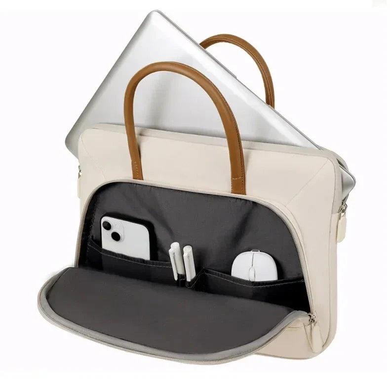 Sac à Main Ordinateur Femme | Multi-Compartiments Polyester