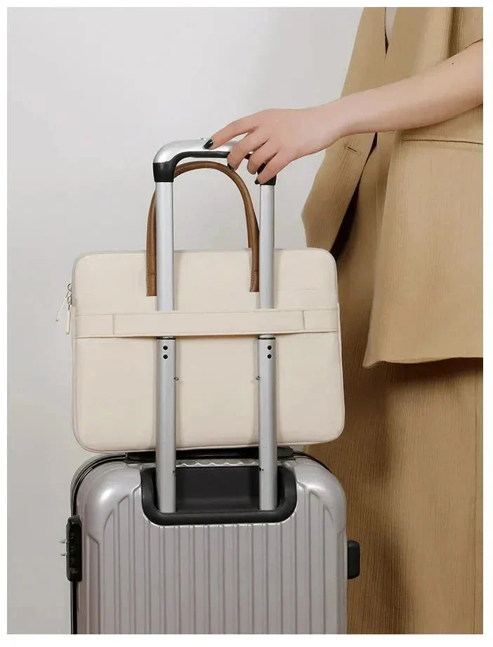 Sac à Main Ordinateur Femme | Multi-Compartiments Polyester