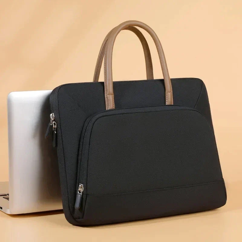 Sac à Main Ordinateur Femme | Multi-Compartiments Polyester