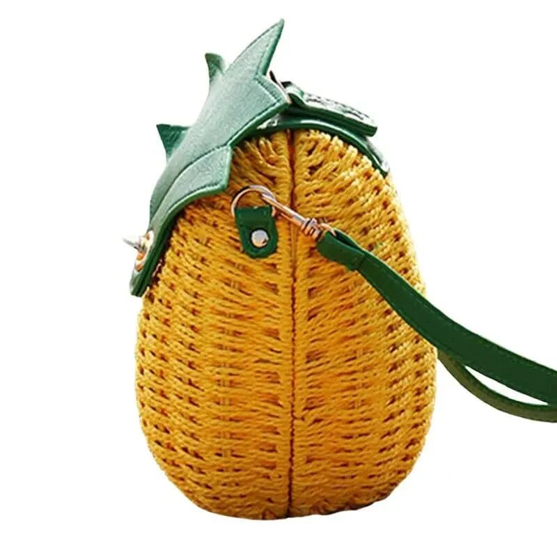 Sac à Main Ananas Femme | Forme Originale Été
