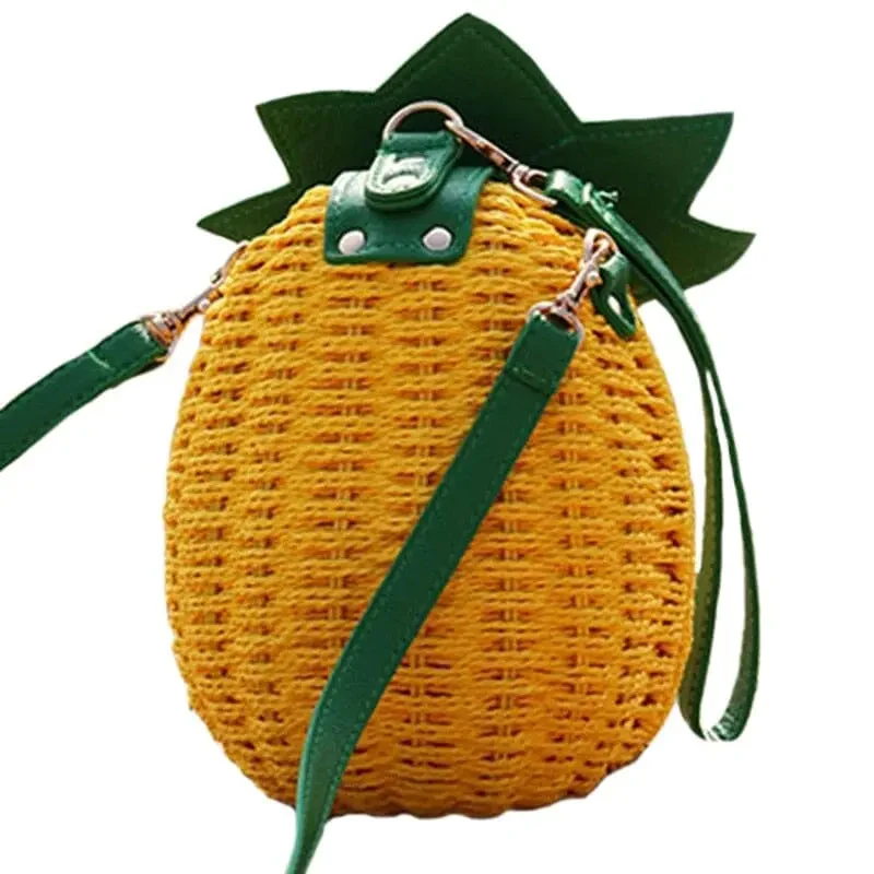 Sac à Main Ananas Femme | Forme Originale Été