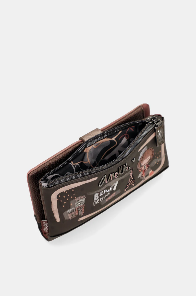 Portefeuille souple RFID grand Mademoiselle