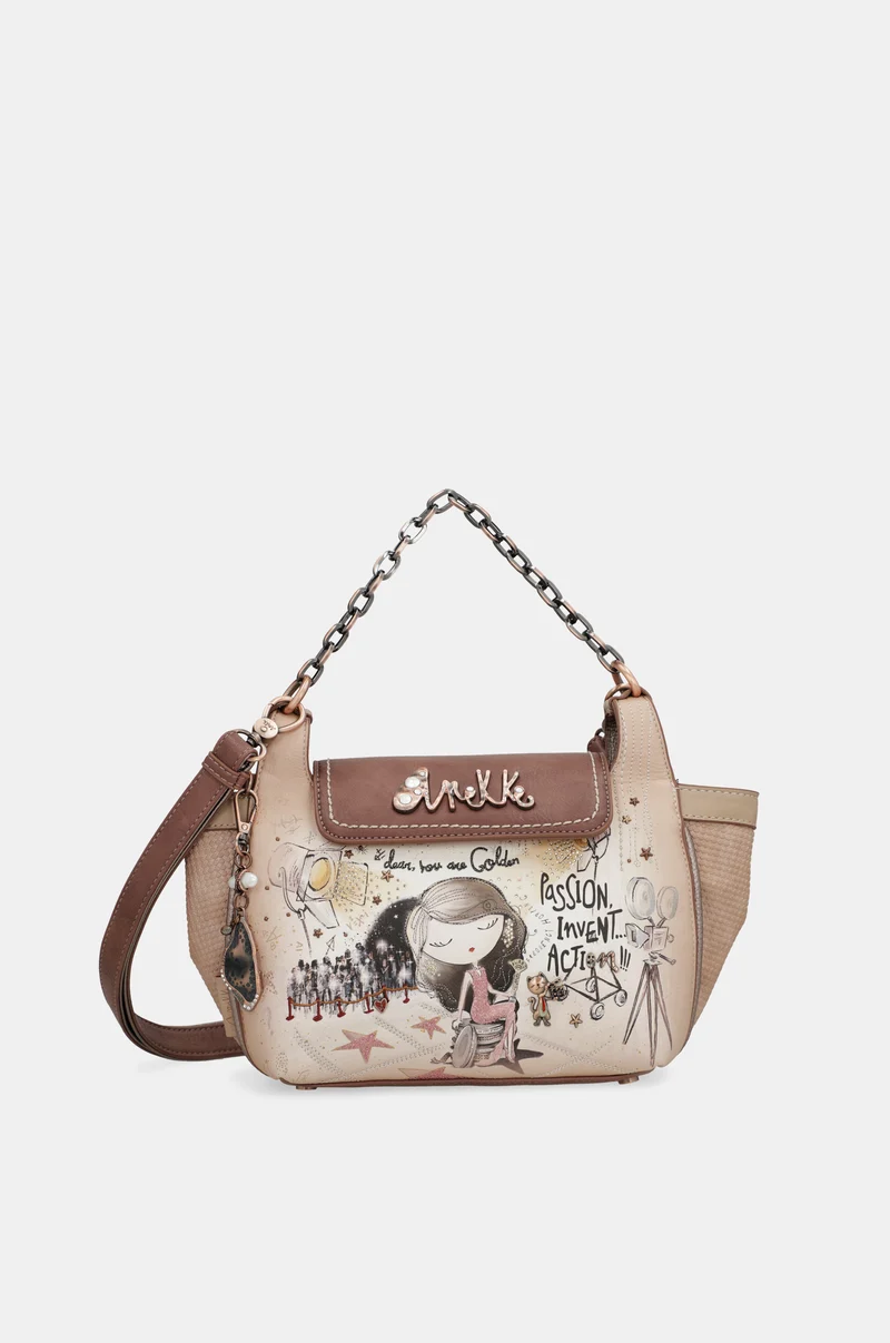 Sac bandoulière avec anse métallique Hollywood
