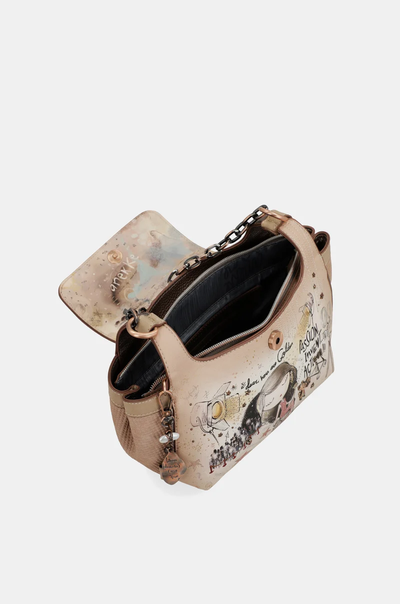 Sac bandoulière avec anse métallique Hollywood
