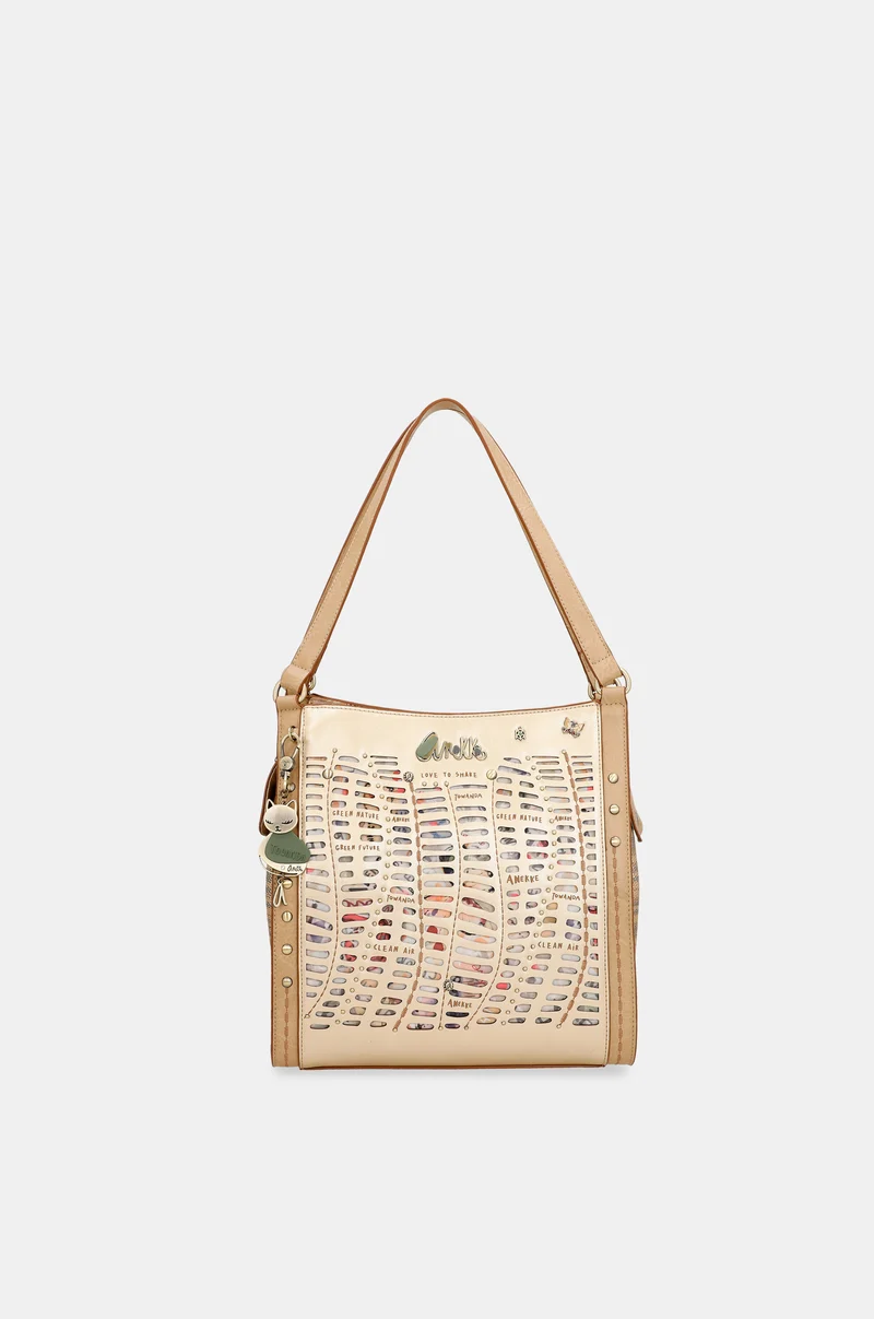 Nature Pachamama Golden Crossbody Bag Anekke
