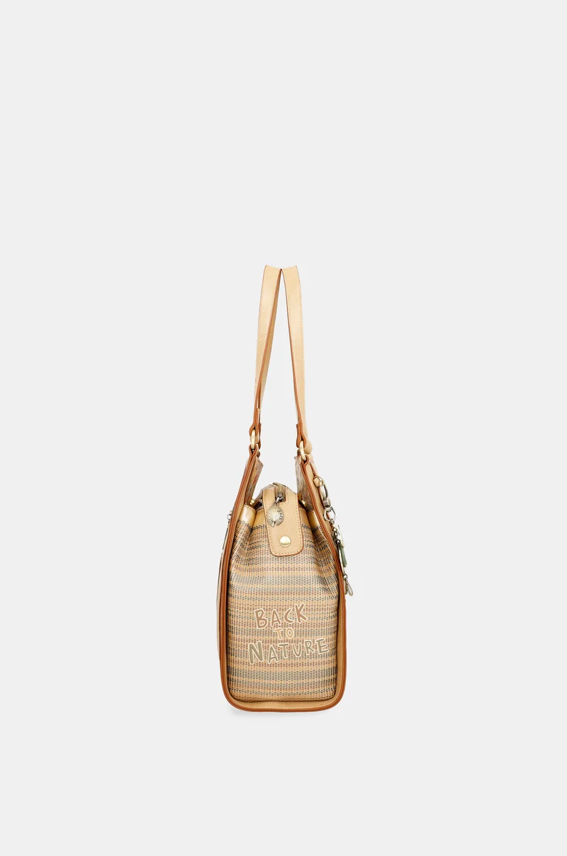 Nature Pachamama Golden Crossbody Bag Anekke