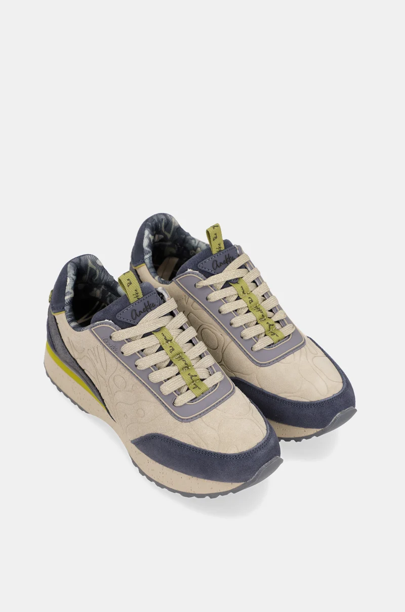 Chaussures de sport bleues Anekke