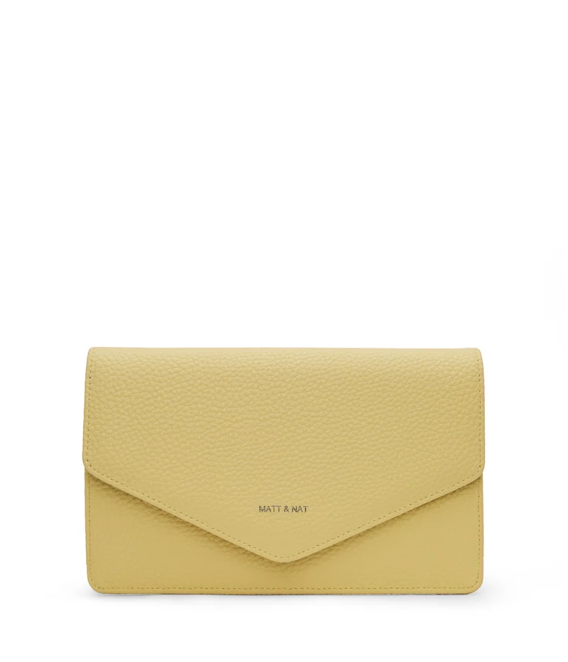 CLOE Portefeuille à bracelet végétalien - Pureté