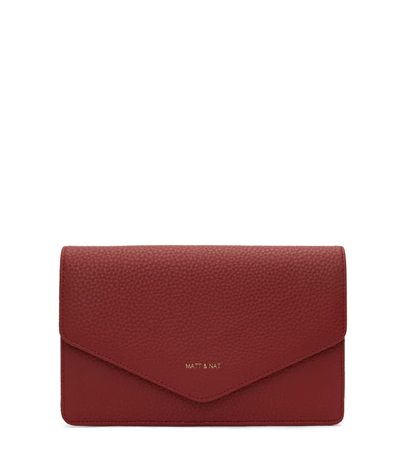 CLOE Portefeuille à bracelet végétalien - Pureté