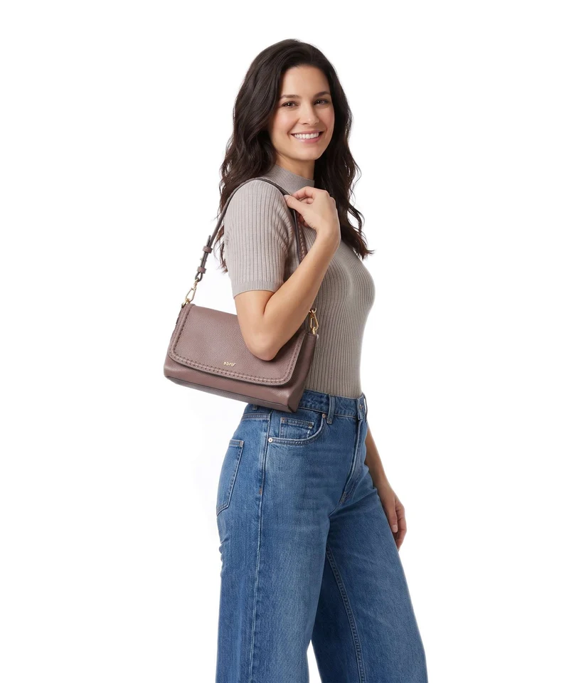 Abro Agave Signature Sac porté épaule rosewood