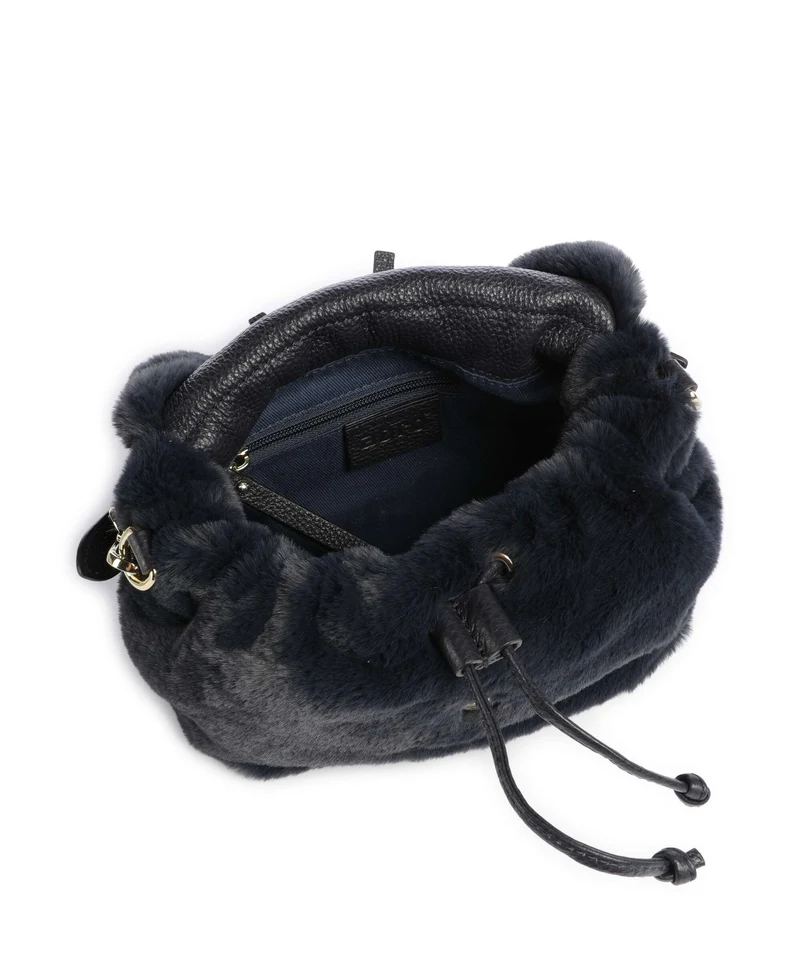 Abro Fur Temi Small Sac porté épaule navy