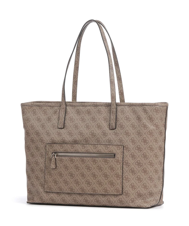 Guess Power Play II Tech Large Cabas latte logo