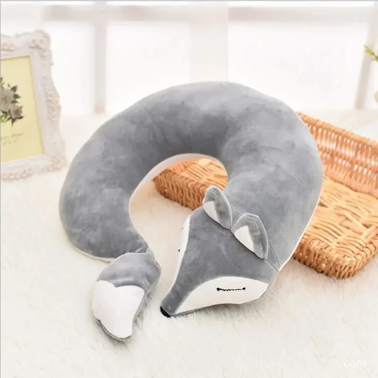 Coussin de Voyage Renard | Mousse à Mémoire Douce