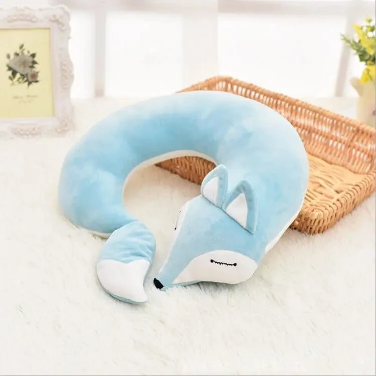 Coussin de Voyage Renard | Mousse à Mémoire Douce