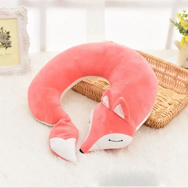 Coussin de Voyage Renard | Mousse à Mémoire Douce