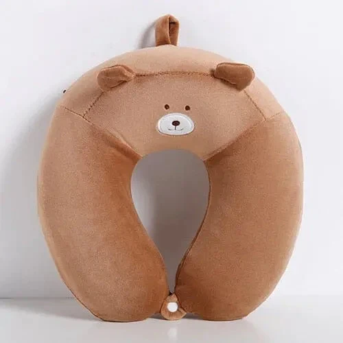 Coussin de Voyage Ours | Mémoire de Forme Enfant