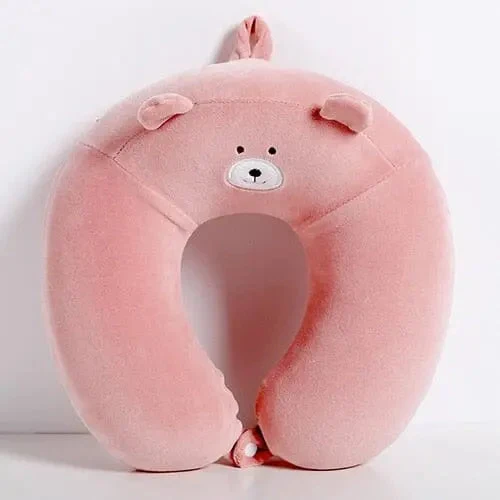 Coussin de Voyage Ours | Mémoire de Forme Enfant